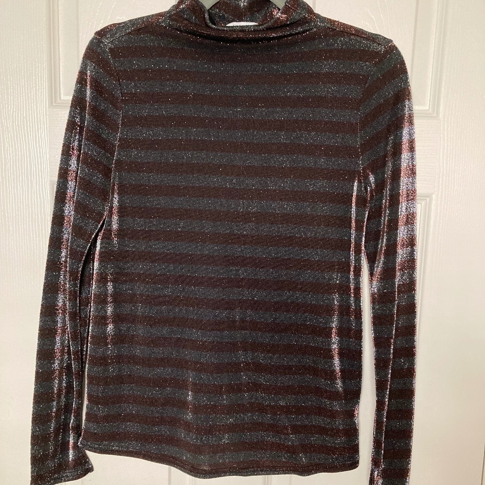 Shimmer long sleeve top